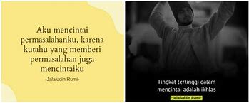 Kata-Kata Jalaludin Rumi Tentang Cinta