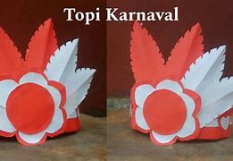 Membuat Topi Merah Putih Dari Karton